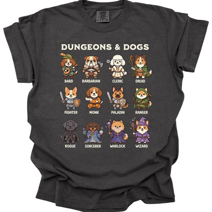 Dungeons & Dogs T-shirt - Comfort Colors