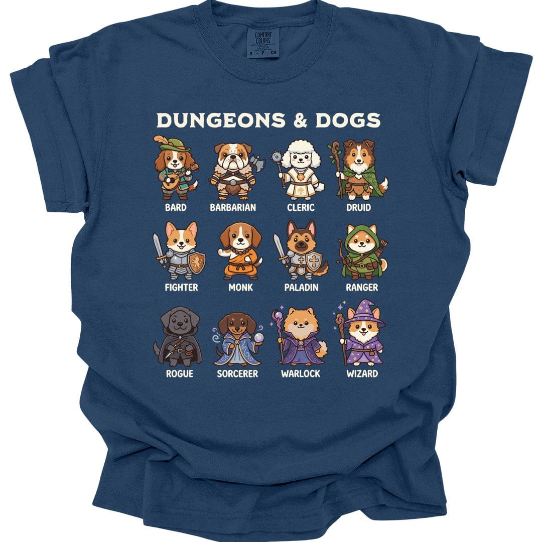 Dungeons & Dogs T-shirt - Comfort Colors