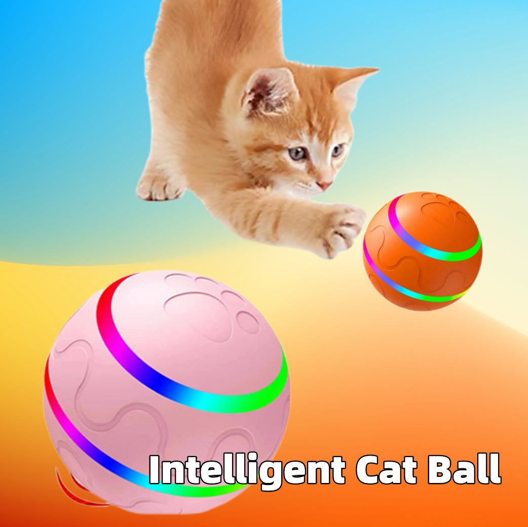 Cat Ball Toy Self Rotating, Intelligent USB