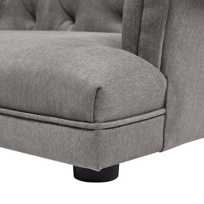 Kiki 36.5" Chesterfield Dog Sofa Bed, Medium, Uptown
