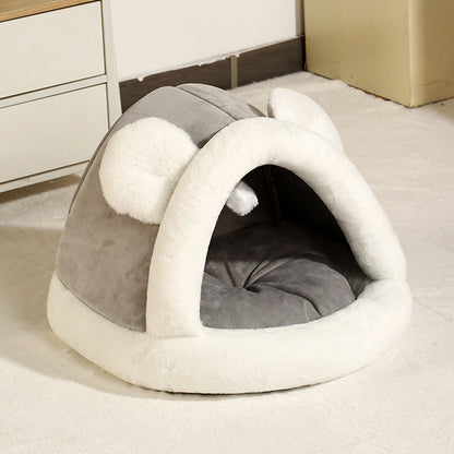 Pet Tent Cave Bed For Cats Small Dogs