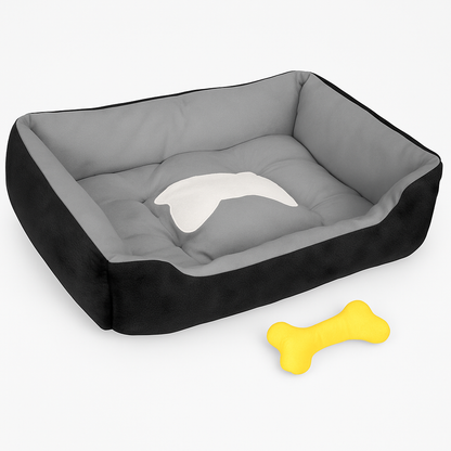 Dog Bed with Soft Fleece Cushion - Cozy & Secure Rest