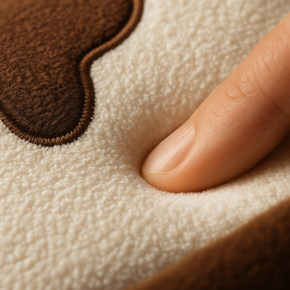 Dog Bed with Soft Fleece Cushion - Cozy & Secure Rest