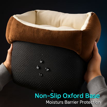 Dog Bed with Soft Fleece Cushion - Cozy & Secure Rest