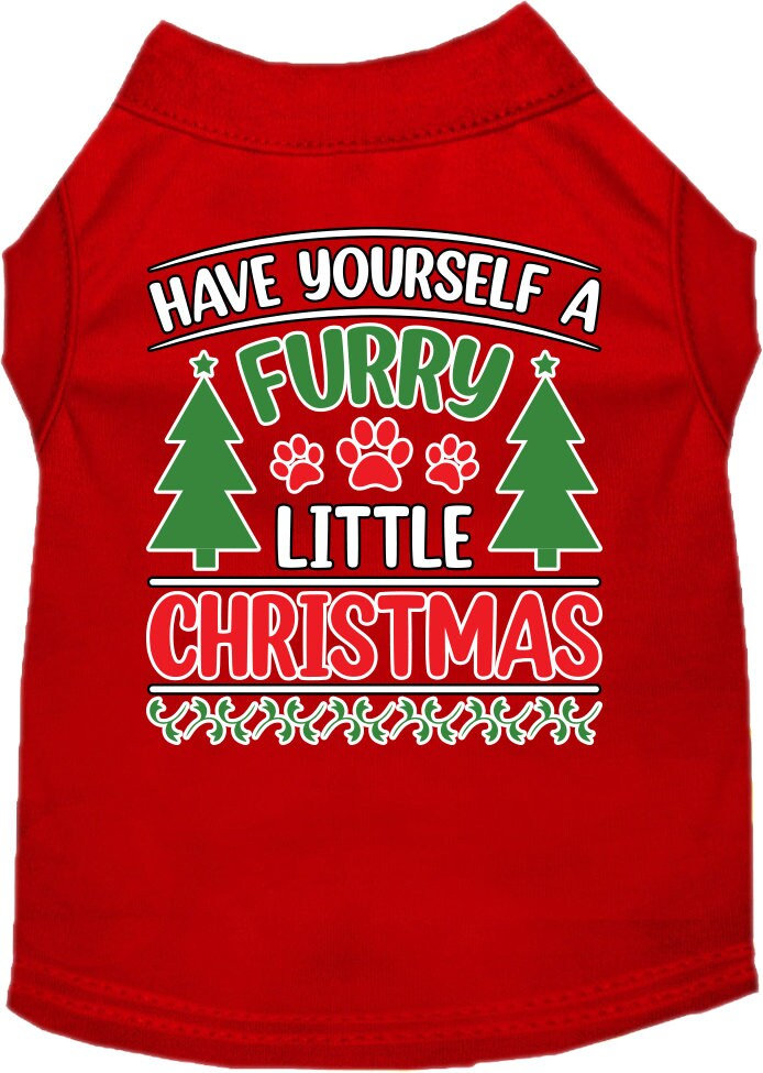 Christmas Dog & Cat Shirt, "Have Yourself A Furry Little Christmas"