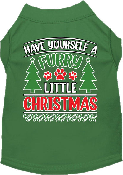 Christmas Dog & Cat Shirt, "Have Yourself A Furry Little Christmas"