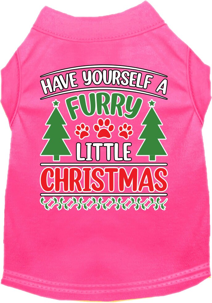 Christmas Dog & Cat Shirt, "Have Yourself A Furry Little Christmas"