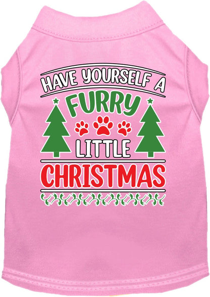 Christmas Dog & Cat Shirt, "Have Yourself A Furry Little Christmas"