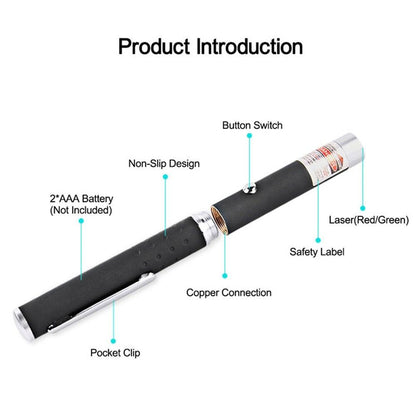 LED Laser Pet Toy Red Dot LigInt Interactive Pen Cats Dogs