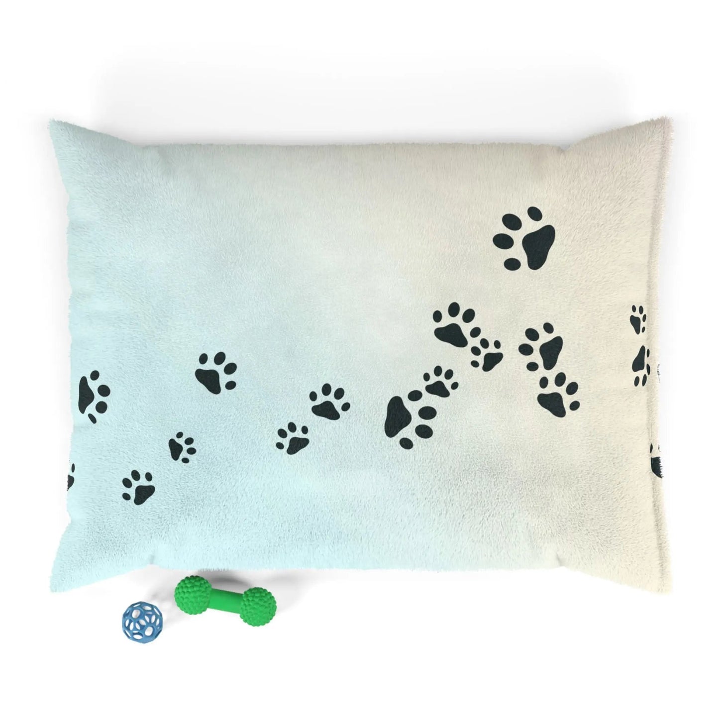 Cozy, Pastel Paw Print Pet Bed, Dogs & Cats