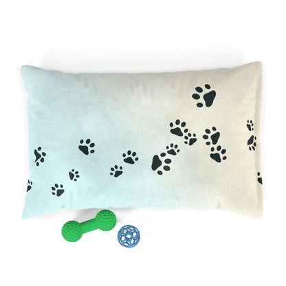 Cozy, Pastel Paw Print Pet Bed, Dogs & Cats