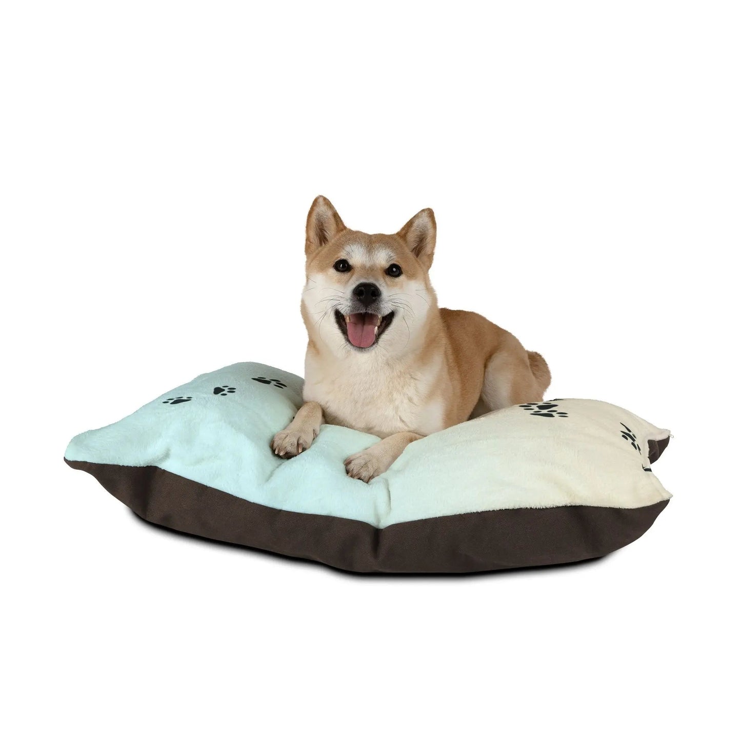 Cozy, Pastel Paw Print Pet Bed, Dogs & Cats