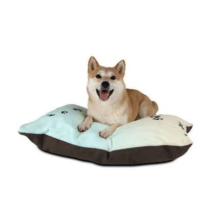 Cozy, Pastel Paw Print Pet Bed, Dogs & Cats