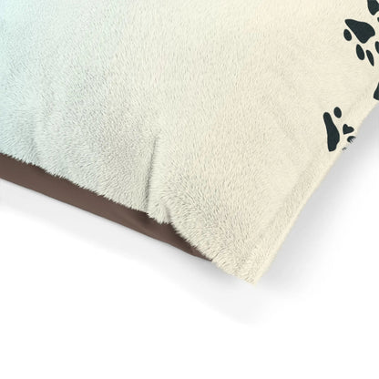 Cozy, Pastel Paw Print Pet Bed, Dogs & Cats