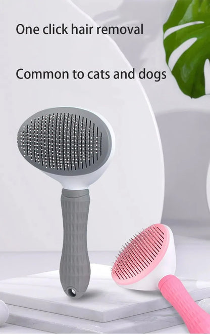 Pet Hair Removal Brush | Slicker Grooming Comb for Dogs and Cats