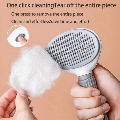 Pet Hair Removal Brush | Slicker Grooming Comb for Dogs and Cats