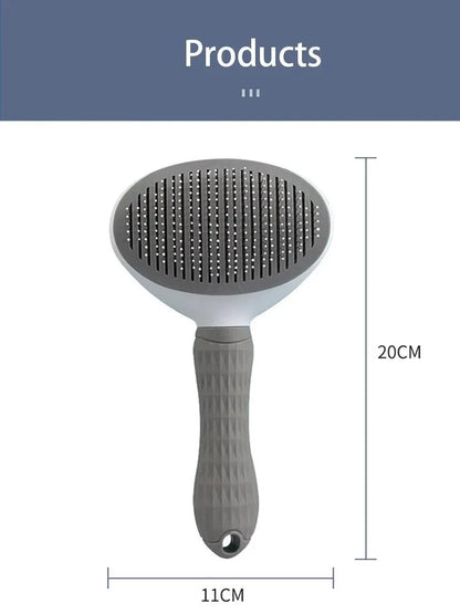 Pet Hair Removal Brush | Slicker Grooming Comb for Dogs and Cats