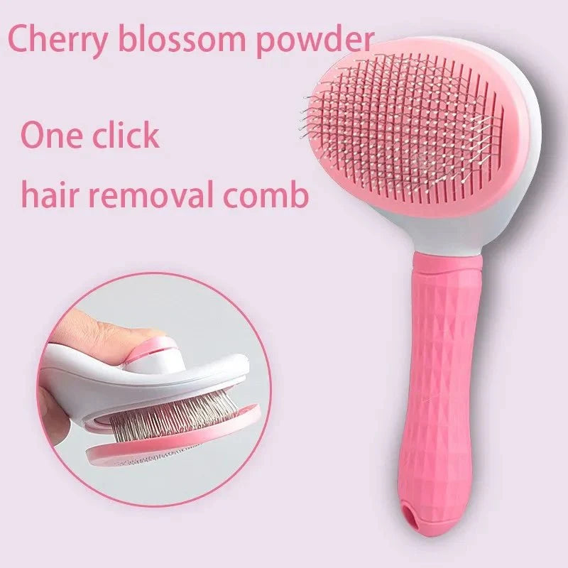 Pet Hair Removal Brush | Slicker Grooming Comb for Dogs and Cats