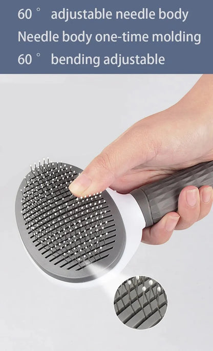 Pet Hair Removal Brush | Slicker Grooming Comb for Dogs and Cats