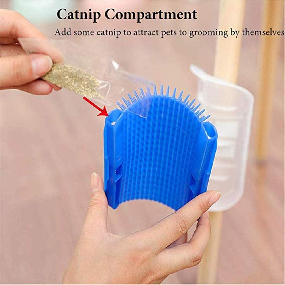 Self Groomer Cat Brush Angle Cat Massager Cat Accessories Self-raising Beautician Massage Comb Cat Toy Cat Supplies Teasing Cat  Self Groomer Cat Brush Interactive Cat Toy
