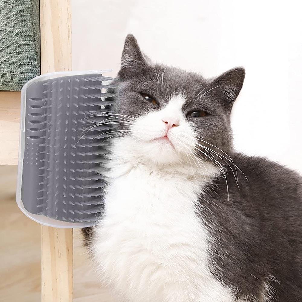 Self Groomer Cat Brush Angle Cat Massager Cat Accessories Self-raising Beautician Massage Comb Cat Toy Cat Supplies Teasing Cat  Self Groomer Cat Brush Interactive Cat Toy