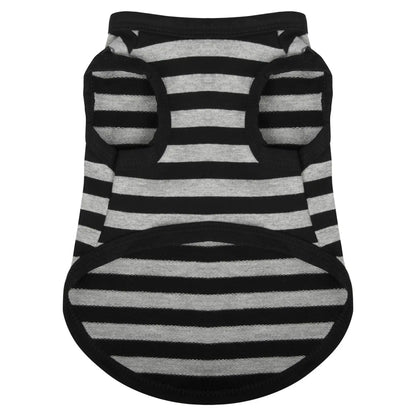 Striped Cotton Dog Vest Summer Pet Clothes