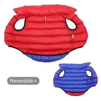 Warm Winter Dog Vest Jacket Coat 3 Layer Thick Waterproof