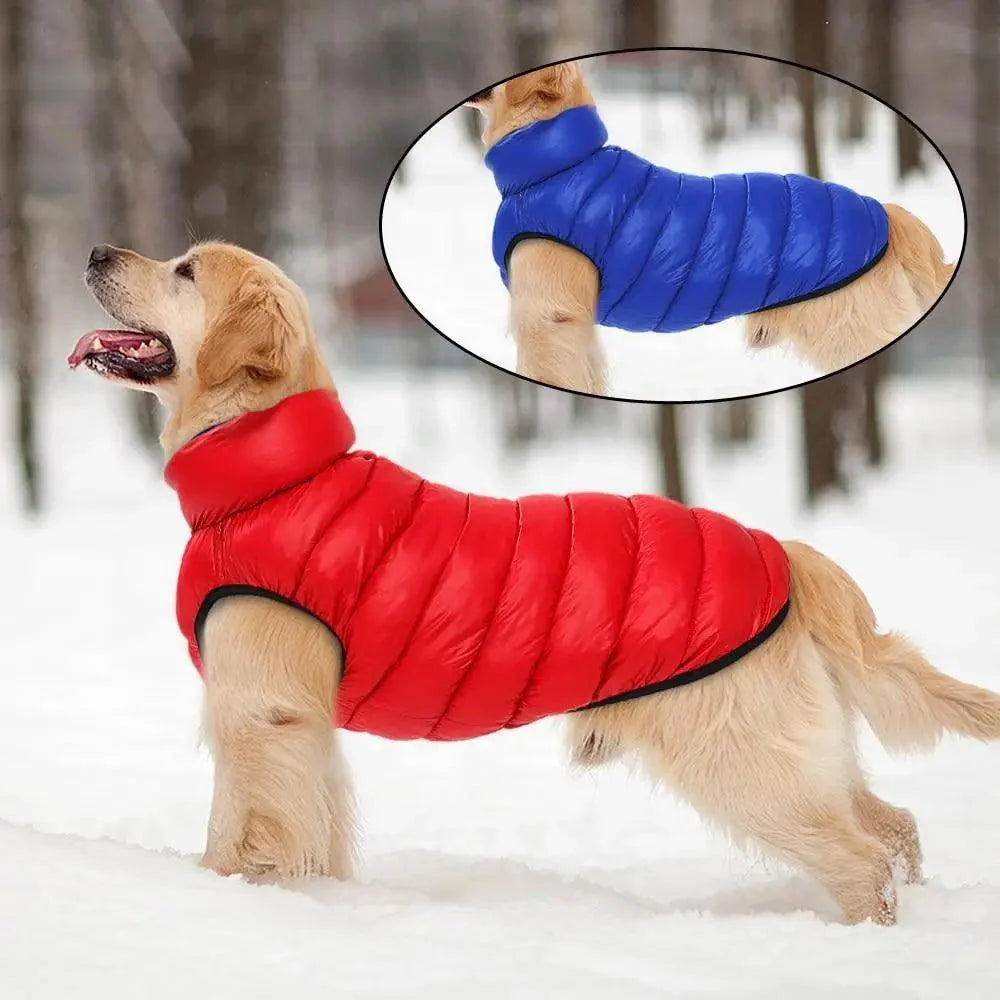 Warm Winter Dog Vest Jacket Coat 3 Layer Thick Waterproof
